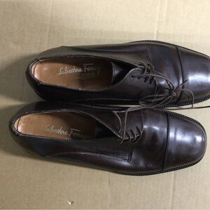 Jacqueline Ferrar Dark Brown Leather Oxfords